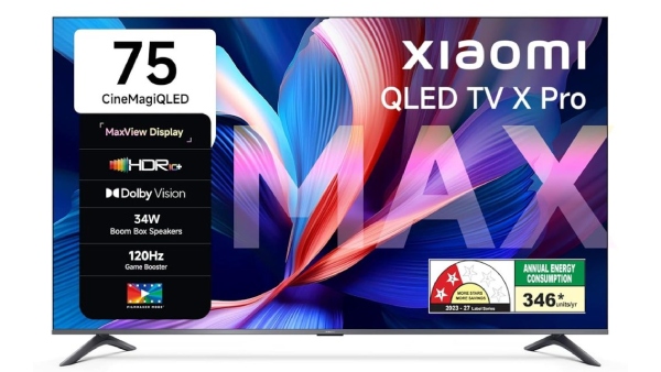 ஹோம் தியேட்டருக்கு கும்பிடு.. 75 இன்ச் 4K டிவி.. QLED டிஸ்பிளே!