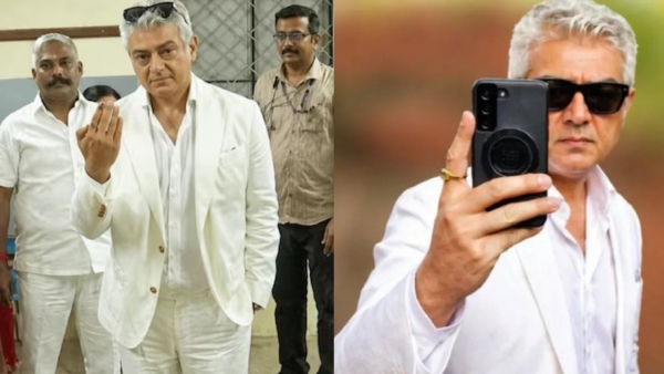 தேர்தல் நேரத்தில் அஜித் கையில் சாதாரண போன்! ரசிகர்கள் கவனத்தை ஈர்த்தது