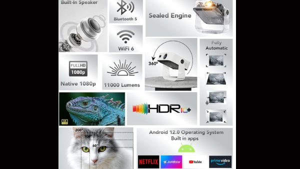 வீட்டுக்குள் ஒரு 4K மினி தியேட்டர்.. புதிய ப்ரொஜெக்டர் அறிமுகம்! 