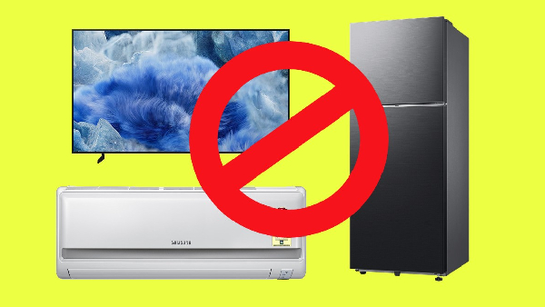 நிறுத்தப்பட்டது Samsung ஸ்மார்ட் TV, பிரிட்ஜ், AC விற்பனை.. ஏன்?