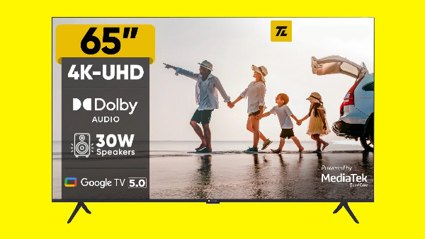 பாதி விலைக்கு 65-இன்ச் TV.. 30W Dolby Audio ஸ்பீக்கர்! பாதி விலைக்கு 65-இன்ச் TV.. 30W Dolby Audio ஸ்பீக்கர்!