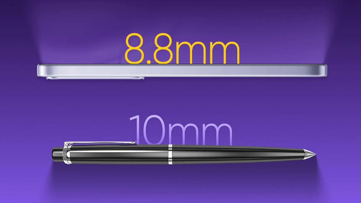 8.8mm ஸ்லிம் டிசைனில் 8000mAh பேட்டரி 5ஜி போன்!