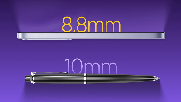 8.8mm ஸ்லிம் டிசைனில் 8000mAh பேட்டரி 5ஜி போன்! 8.8mm ஸ்லிம் டிசைனில் 8000mAh பேட்டரி 5ஜி போன்!