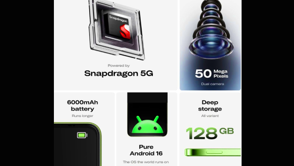 மொத்த இந்தியாவும் ஆர்டர் போடுமே.. ரூ.11999 பட்ஜெட்ல 6000mAh பேட்டரி.. மொத்த இந்தியாவும் ஆர்டர் போடுமே.. ரூ.11999 பட்ஜெட்ல 6000mAh பேட்டரி..