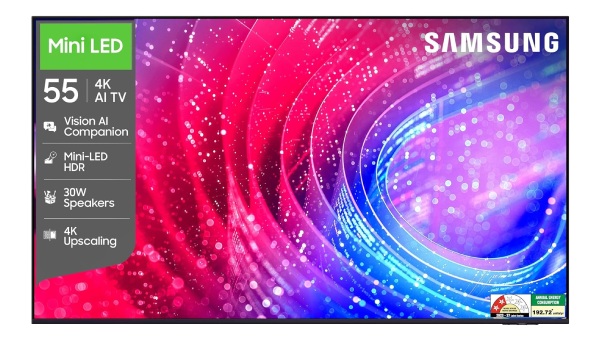 Samsung-க்கு கும்பிடு.. ரூ.8,200 ஆபரில் 55 இன்ச் டிவி.. Mini LED HDR!