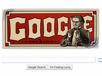 Google doodle for Harry Houdini