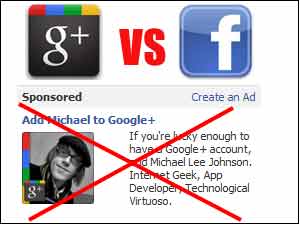 Facebook bans Google Plus