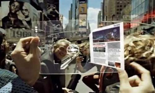 A foldable see through Samsung tablet in the making