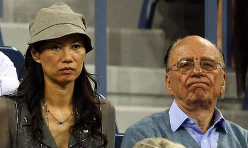 Wendi Deng and Rupert Murdoch