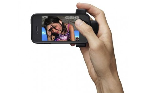 A Belkin camera grip gadget to turn iPhone to a camera