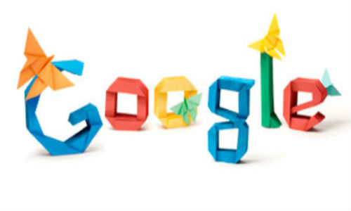Googleâs origami doodle