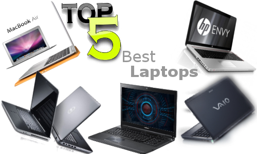  Top 5 best Laptops for July 2012