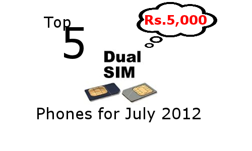 Top 5 Dual SIM Phones launched in July under Rs 5,000 Tag