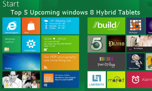 Top 10 Windows 8 Hybrid Tablets