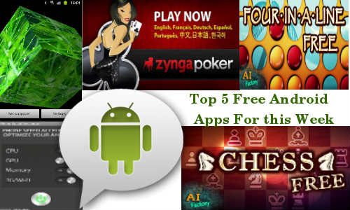 Top 5 Free Android Apps For this Week