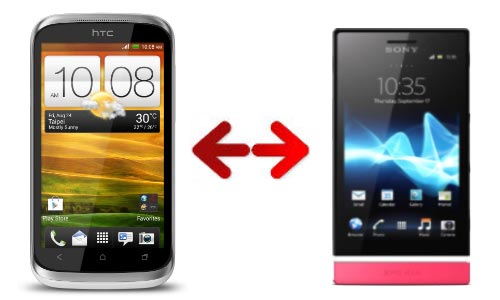 HTC Desire X vs Sony Xperia U