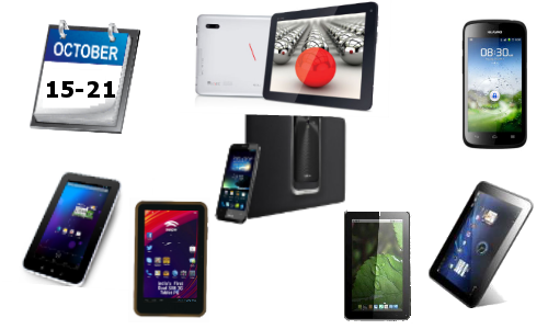 List of Smartphones and Tablets Launched For the Week Ending October 21