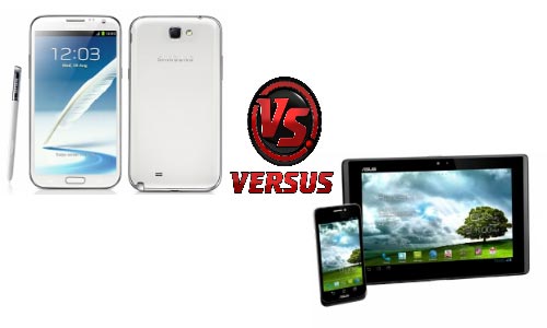 Samsung Galaxy Note 2 vs Asus PadFone 2