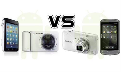 Samsung Galaxy Camera vs Nikon Coolpix s800c