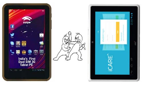 Swipe Tab All in One vs Karbonn Agnee