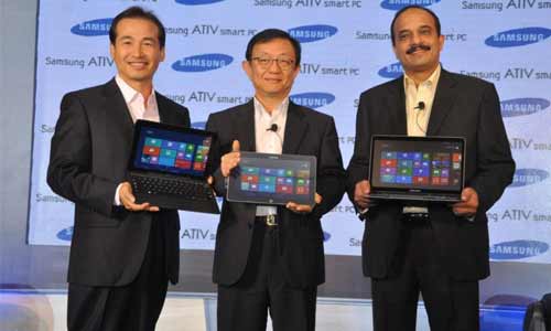 Samsung launches two Windows 8 Tablets