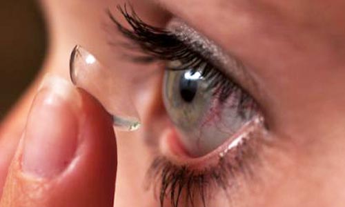 Contact Lenses that display text messages