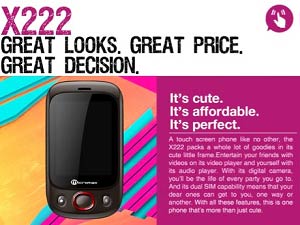 Micromax X222