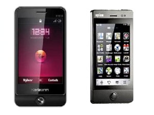 Spice M6900 and Karbonn Tornado