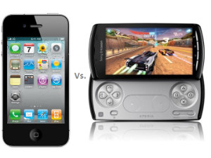 Sony Ericsson Xperia Play-Apple iPhone 4