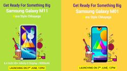 Samsung Galaxy M11 & M01: బడ్జెట్ ధరలో కొత్త ఫోన్‌లు!!! నేటి నుంచే సేల్స్... 