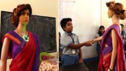 కేరళలో స్కూల్ టీచర్ గా Ai రోబోట్ ! మాములు టీచర్లలాగే...అల్లరి చేస్తే పాఠం చెప్పదు! 