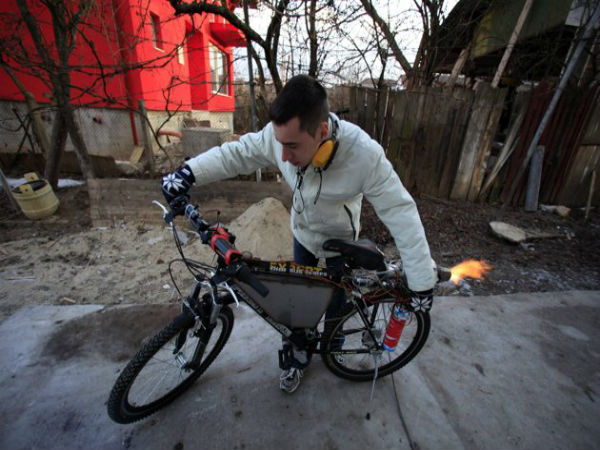  జెట్ ఇంజన్ సైకిల్.. చూస్తే దిమ్మ తిరగాలా!