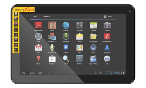 Simmtronics X-Pad X1010: Rs 8499 Android ICS Tablet Launched With Stick Cricket Game And Free Wi-Fi