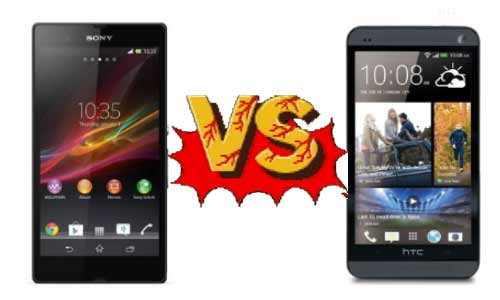 Sony Xperia Z vs HTC One