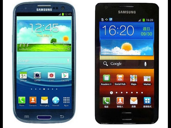 సామ్‌సంగ్ గెలాక్సీ ఎస్2, గెలాక్సీ ఎస్3 (Samsung  Galaxy S II,Galaxy S III):