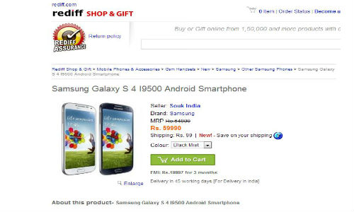 Galaxy S4 up for Online Pre Order at Rs 59990: Will You Buy the Samsung Flagship?