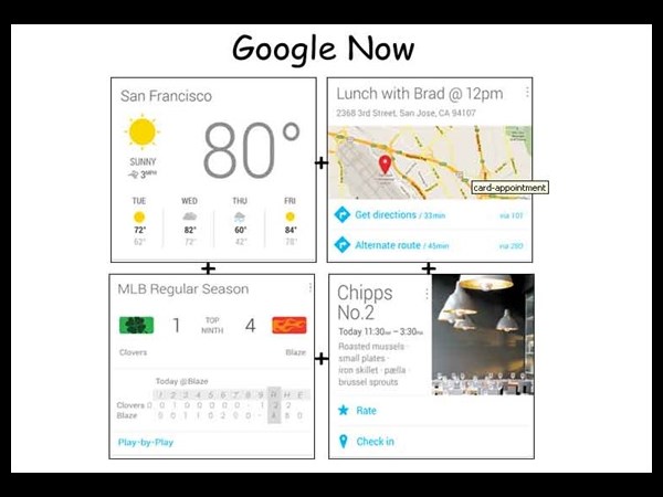 గూగుల్ నౌ (Google Now):