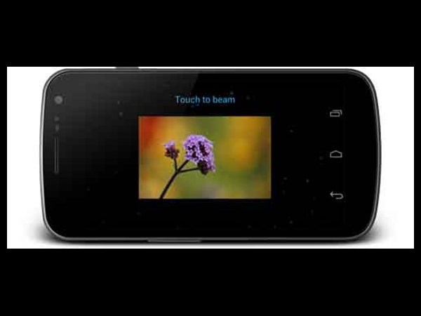 మెరుగుపరచబడిన ఆండ్రాయిడ్ బీమ్ అప్లికేషన్  (Improvements to Android Beam):