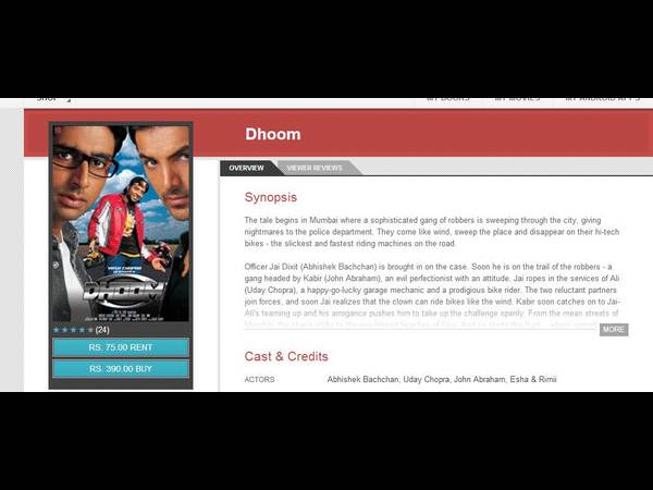 భారత్‌లోకి గూగుల్ ప్లే మూవీస్ (సినిమాలే.. సినిమాలు)