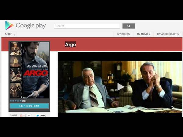 భారత్‌లోకి గూగుల్ ప్లే మూవీస్ (సినిమాలే.. సినిమాలు)