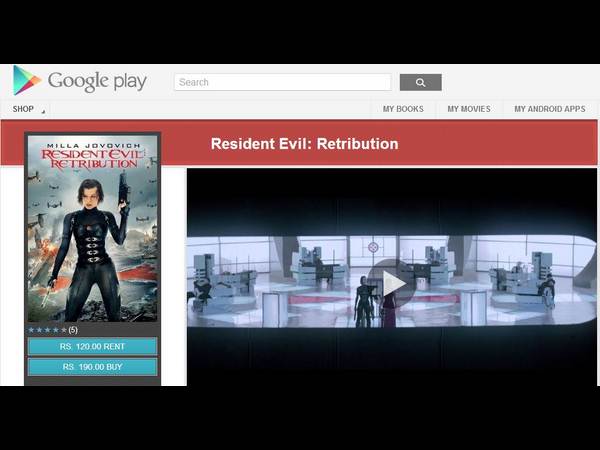 భారత్‌లోకి గూగుల్ ప్లే మూవీస్ (సినిమాలే.. సినిమాలు)