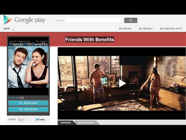 భారత్‌లోకి గూగుల్ ప్లే మూవీస్ (సినిమాలే.. సినిమాలు)