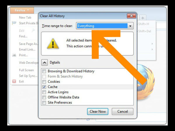  మొజిల్లా ఫైర్‌ఫాక్స్ బ్రౌజర్లో బ్రౌజింగ్ హిస్టరీని క్లియర్ చేయటమెలా..?