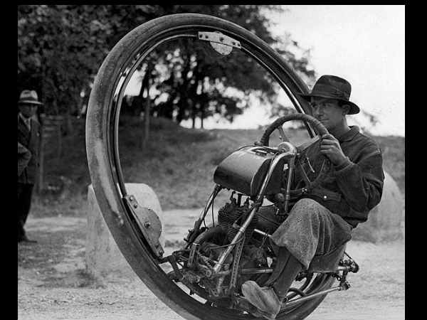 One Wheel Motorcycle (1931)