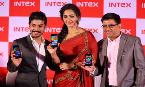 ఇంటెక్స్ స్మార్ట్‌ఫోన్‌లకు అనుష్క ప్రచారం