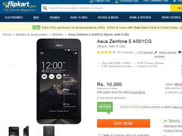 మార్కెట్లో అసుస్ జెన్‌ఫోన్ 5.. 5 బెస్ట్ డీల్స్
