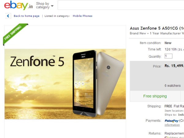 మార్కెట్లో అసుస్ జెన్‌ఫోన్ 5.. 5 బెస్ట్ డీల్స్