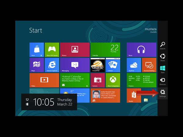 విండోస్ 8 కీలక కీబోర్డ్ షార్ట్ కట్‌లు
