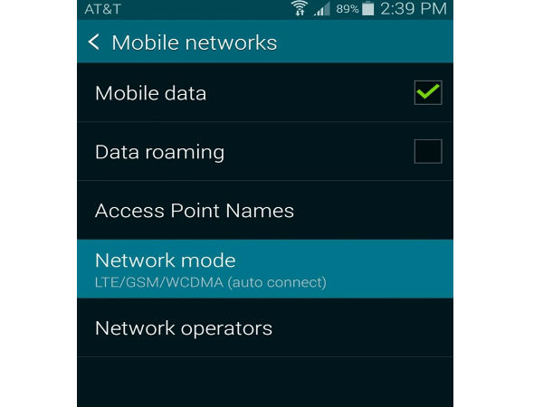 గెలాక్సీ ఎస్5లో నెట్‌వర్క్ క్రమంగా డ్రాప్ అవుతోంది..?