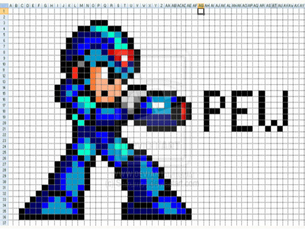 మైక్రోసాఫ్ట్ ఎక్సెల్‌తో అద్భుతమైన ఆర్ట్ వర్క్స్